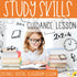 STUDY SKILLS Classroom Guidance Lesson, Activity, and Game with Digital Version