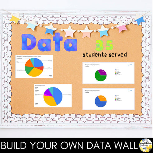 School Counseling Data Wall - Counseling Bulletin Board