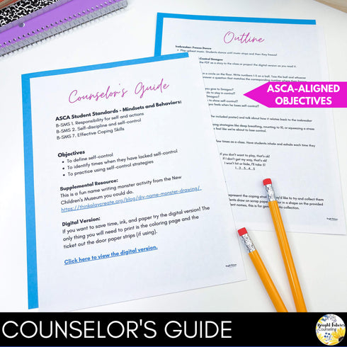 School Counseling Guidance Lessons Bundle for Primary