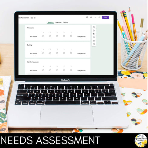 School Counseling Office Bundle and Counseling Forms with Digital Version