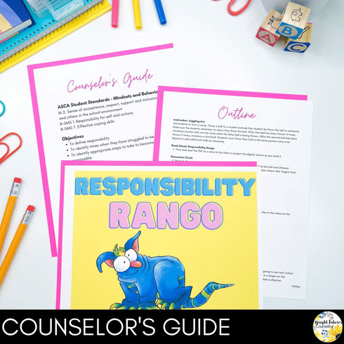 School Counseling Responsibility Guidance Lesson for Primary Students