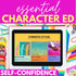 Self-Confidence SEL Class Character Education Lesson: Develop Character Strength