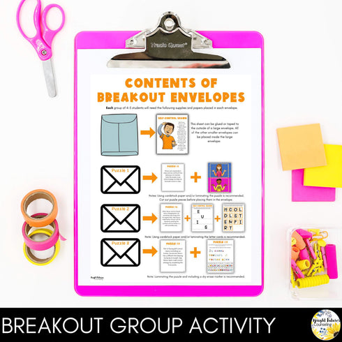 Self-Control Lesson for Social Emotional Learning & Elementary School Counseling