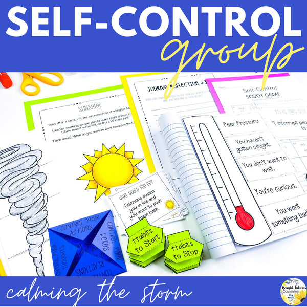 Self-Control School Counseling Group: Develop Self-Control Accountability Habits