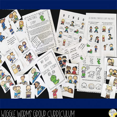 Self-Control Mega Bundle - Small Groups, Class Lessons, Assessments, and Games