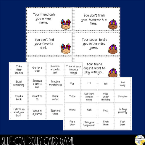 Self-Control Mega Bundle - Small Groups, Class Lessons, Assessments, and Games