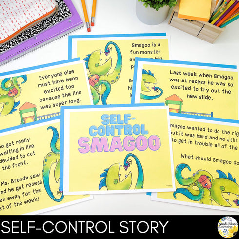 Self-Control School Counseling Guidance Lesson for Primary Students