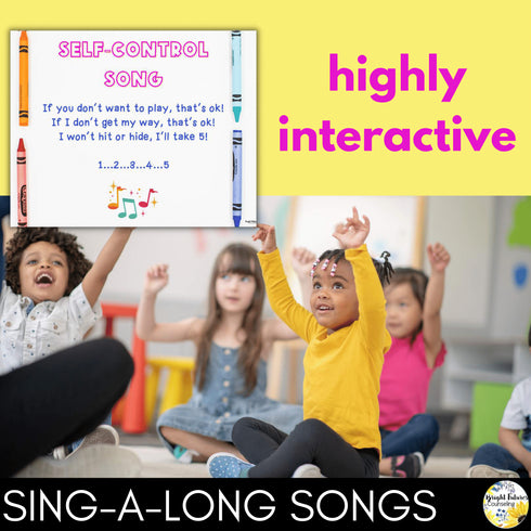 Self-Control School Counseling Guidance Lesson for Primary Students