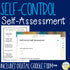 Self-Control Self-Assessment Editable School Counseling Data Collection Tool