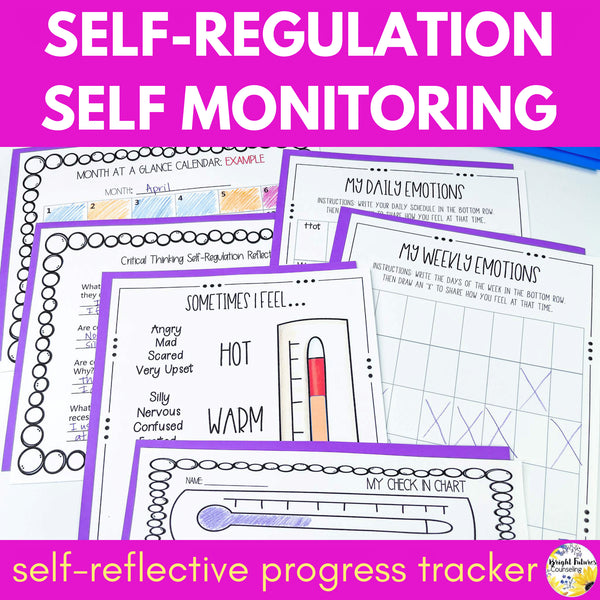 Self-Monitoring and Self-Regulation Activity Packet