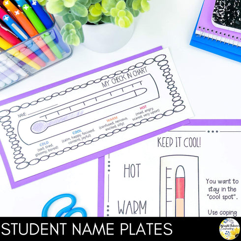Self-Monitoring and Self-Regulation Activity Packet