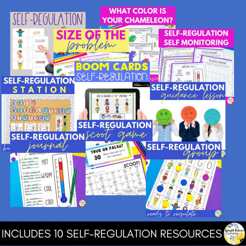 Self-Regulation Coping Skills Bundle Size of the Problem & Emotional Regulation