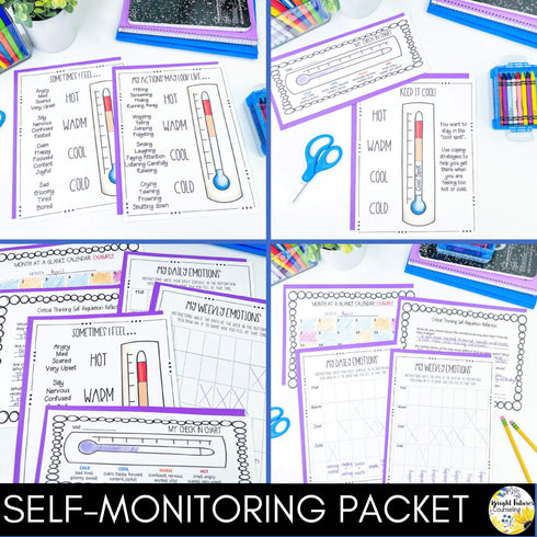 Self-Regulation Coping Skills Bundle Size of the Problem & Emotional Regulation