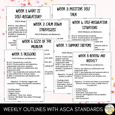 Self-Regulation School Counseling Group - Emotional Regulation & Coping Skills