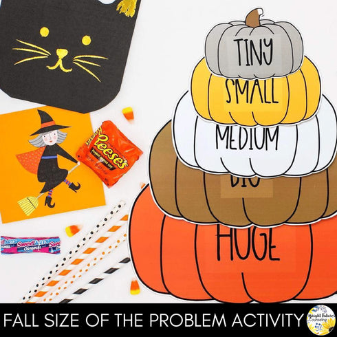 Self-Regulation Flip Book What Color Is Your Pumpkin? Fall Counseling Activity