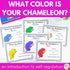 Self-Regulation Lesson - What Color is Your Chameleon? Counseling Activity