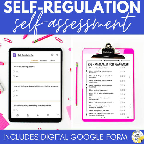 Self-Regulation School Counseling Self-Assessment
