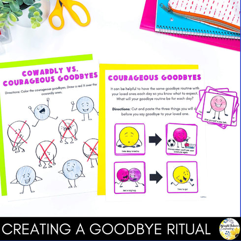 Separation Anxiety School Counseling Small Group for K-2 Primary Students