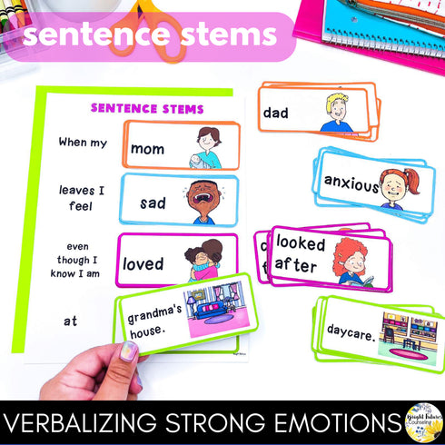 Separation Anxiety School Counseling Small Group for K-2 Primary Students