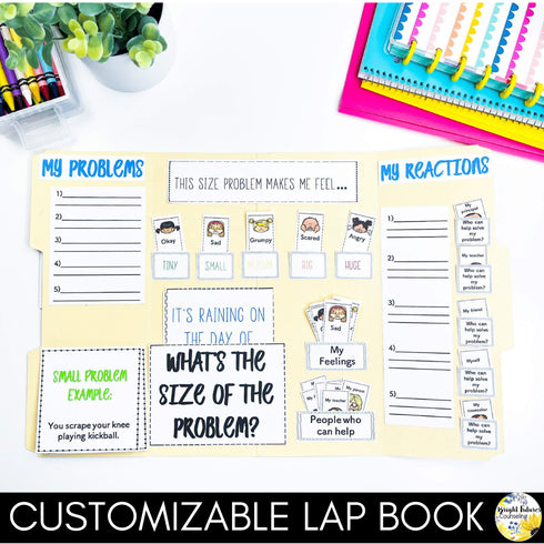 Size of the Problem Counseling Lap Book