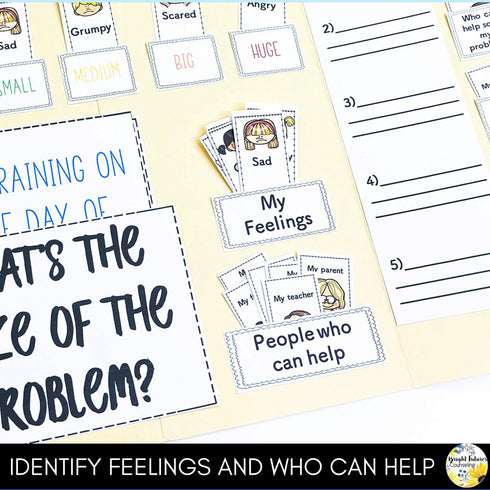 Size of the Problem Counseling Lap Book