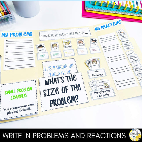 Size of the Problem Counseling Lap Book