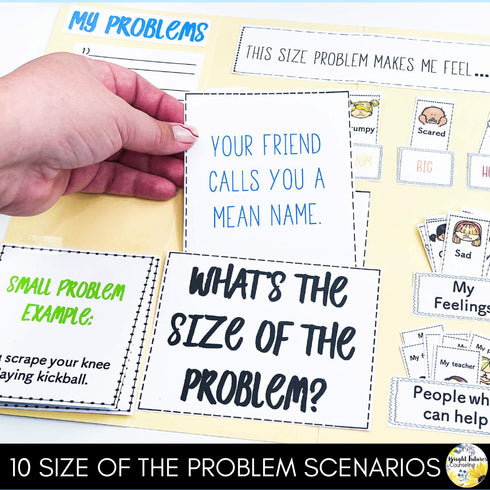 Size of the Problem Counseling Lap Book