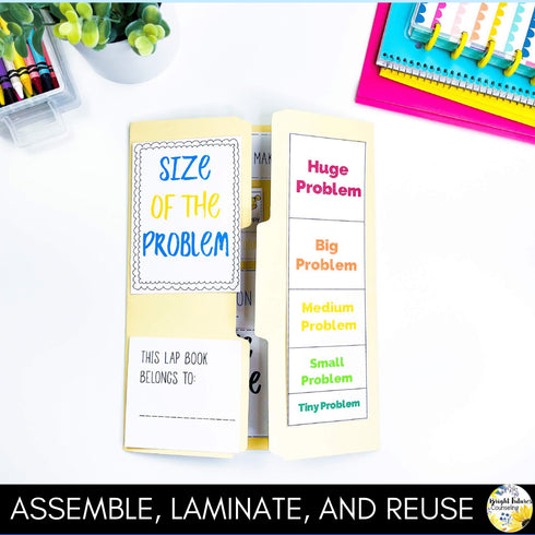 Size of the Problem Counseling Lap Book