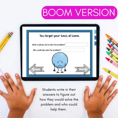 Size of the Problem Digital Activity - Boom Cards & Editable Google Slides Game