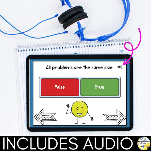 Size of the Problem Digital Activity - Boom Cards & Editable Google Slides Game