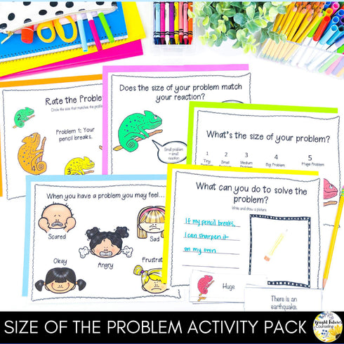 Counseling Activities for Self-Regulation and Size of the Problem and Reaction