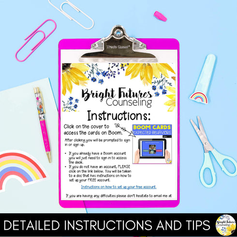 Social Emotional Learning BOOM CARDS Bundle 2 - School Counseling SEL Games