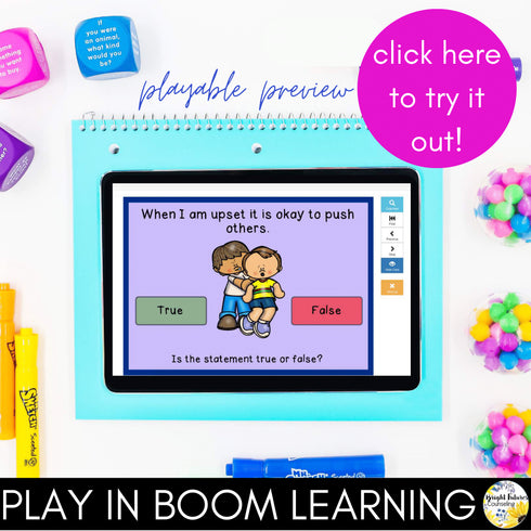 Social Skills BOOM CARDS - Digital Social Skills Game