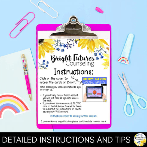 Social Skills BOOM CARDS - Digital Social Skills Game