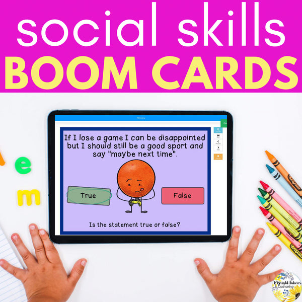 Social Skills BOOM CARDS - Digital Social Skills Game