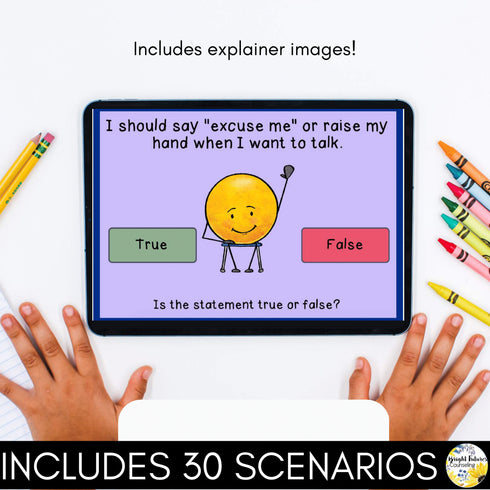 Social Skills BOOM CARDS - Digital Social Skills Game