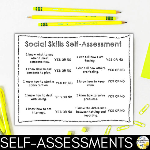 Social Skills Counseling Group - 10 Weeks of Activities, Games, Lessons & more!