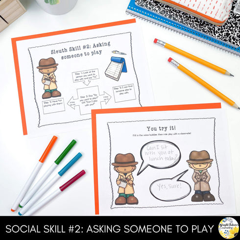 Social Skills Counseling Group - 10 Weeks of Activities, Games, Lessons & more!