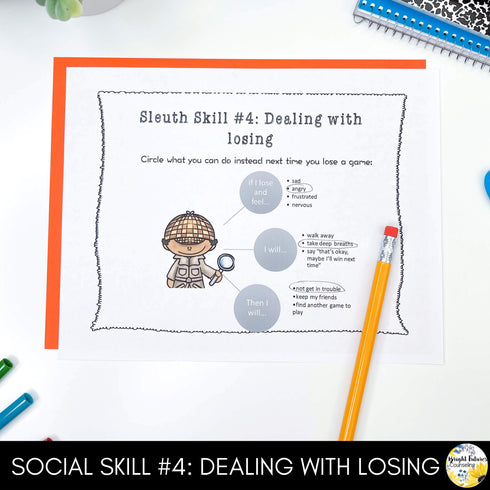 Social Skills Counseling Group - 10 Weeks of Activities, Games, Lessons & more!