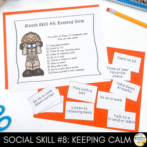 Social Skills Counseling Group - 10 Weeks of Activities, Games, Lessons & more!