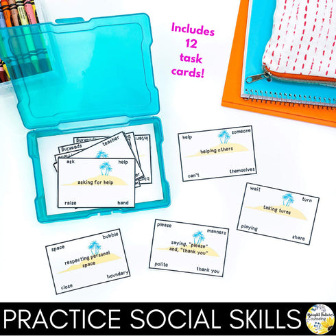 Social Skills School Counseling Small Group + Friendship & Conflict Resolution