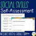 Social Skills Self-Assessment Editable School Counseling Data Collection Tool