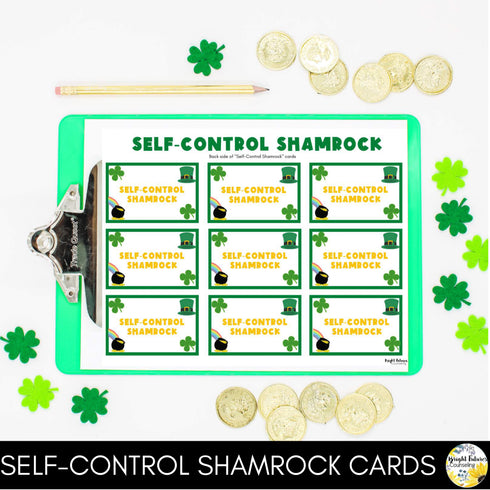 St. Patrick's Day Self-Control Board Game - School Counseling Activity