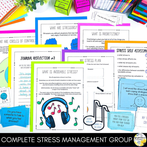 Stress Management and Relief Counseling Group: Stress Busters Coping Strategies