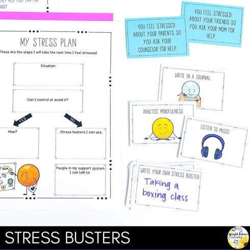 Stress Management and Relief Counseling Group: Stress Busters Coping Strategies