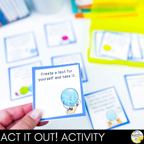 Study Skills Lesson for Social Emotional Learning & Elementary School Counseling