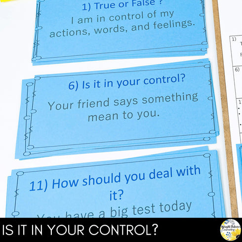 Worry and Anxiety Counseling Scoot Game | Learn to Cope with Stress & Anxiety