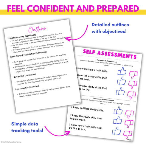 Middle School Study Skills Lesson - Study Skills Activities for Middle Schoolers