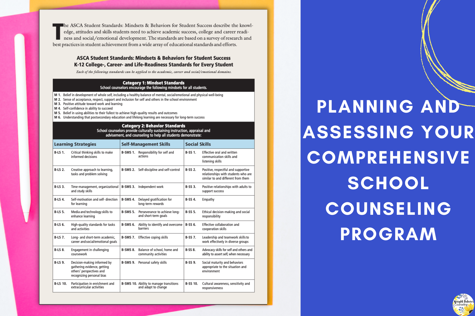 Planning and Assessing your Comprehensive School Counseling Program