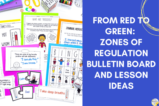 From Red to Green: Zones of Regulation Bulletin Board and Lesson Ideas